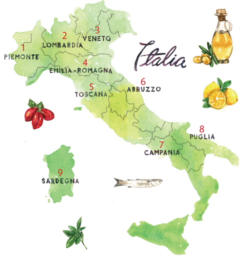 Italian-Map